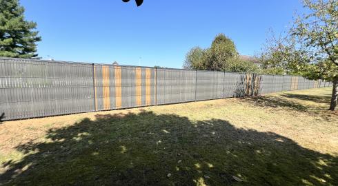 Clôture en panneaux